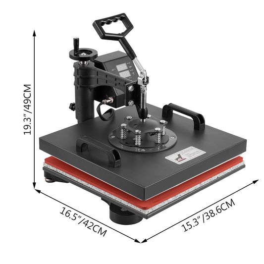 8-in-1 Sublimation Heat Press Machine – 15" × 15"