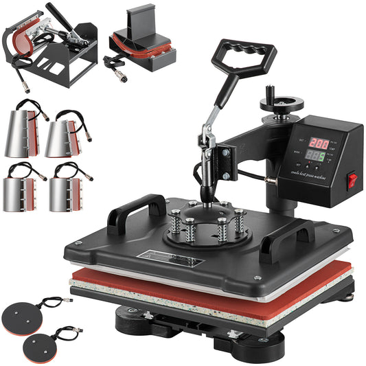 8-in-1 Sublimation Heat Press Machine – 15" × 12"